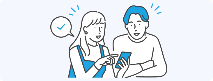 専用アプリで安心のフォロー体制